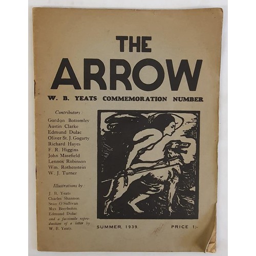 181 - The Arrow. W. B. Yeats Commemoration Number. Published by Dublin: The Abbey Theatre, 1939. 1st Editi... 