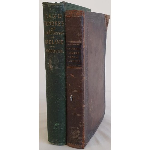 209 - George Sigerson. History of the Land Tenures and Land Classes of Ireland with account of Secret Agra... 