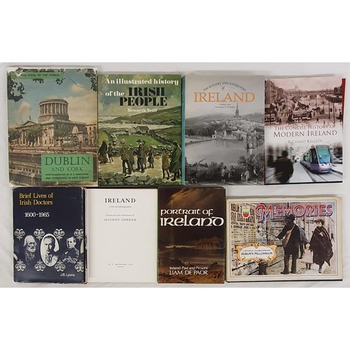 212 - Irish Interest Coffee Table Books: An Illustrated History of the Irish People by Kenneth Neill; The ... 