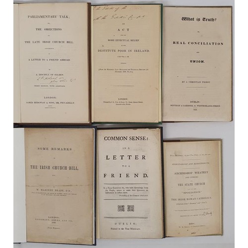 215 - Parliamentary Talk or Objections to Irish church Bill by a Disciple of Selden. 1836; What is Truth o... 