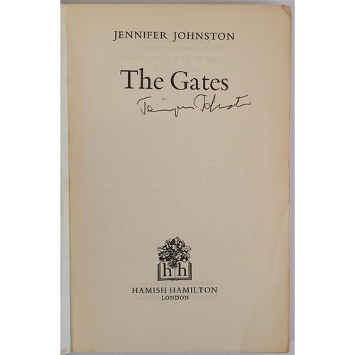 255 - Jennifer Johnston; The Gates, signed uncorrected proofs, Hamish Hamilton 1973 exceptionally scarce