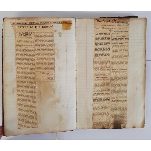 257 - Book Containing c.50 pages of Newspapers Cuttings in the main from 1948