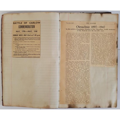 257 - Book Containing c.50 pages of Newspapers Cuttings in the main from 1948