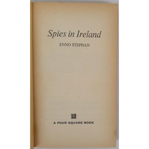 265 - [with original letters from Enno Stephan]. Spies in Ireland by Enno Stephan. 1963. Decorative wrappe... 