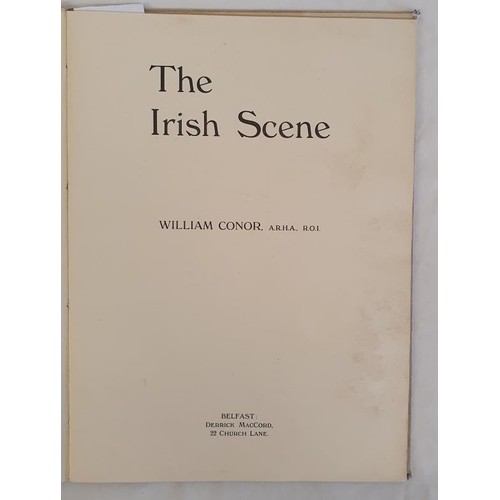 297 - William Conor. The Irish Scene. 1944. 1st. Folio. Twelve tipped in plates, six of which are in colou... 