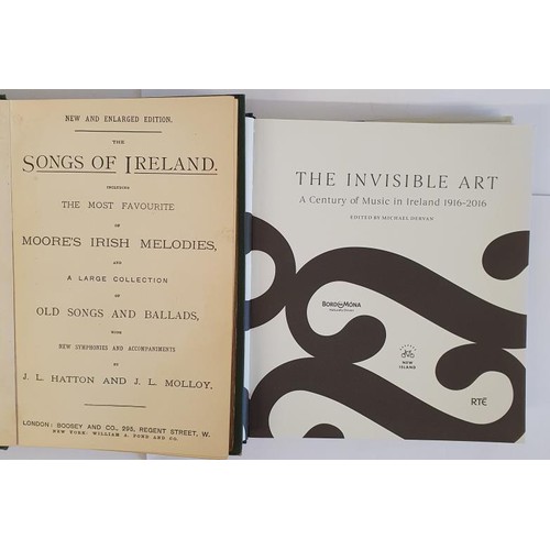 308 - Irish Music: Hatton and Molloy, The Songs of Ireland, 4to, pictorial covers, aeg, 220 pps + cat. Boo... 