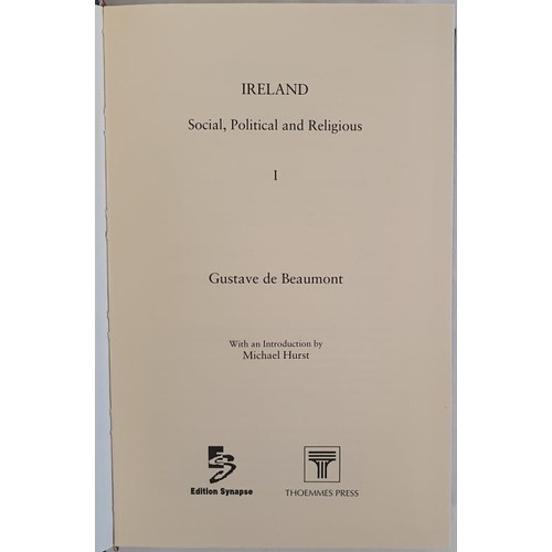 321 - Political and Cultural Analyses of Ireland edited by Hurst. Thoemmes Press. 2002. Ireland Social Pol... 