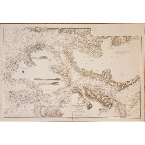 331 - Sea Charts: Ireland: Larne to Bloody Foreland (1861); Scotland - Coast of Mull (1872); and North Wes... 