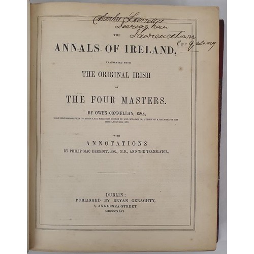 343 - Annals - Four Masters] Annals of Ireland translated from the original Irish of the Four Masters by O... 