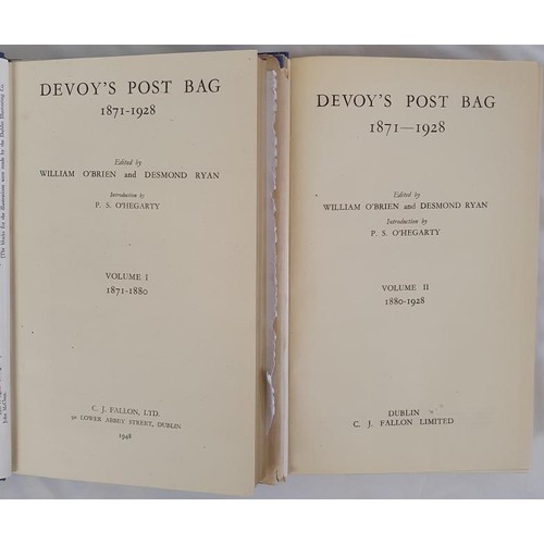 359 - Devoys Post Bag Vol 1-2, 1948,1953. O'Brien, William & Ryan, Desmond (ed.); O'Hegarty, P S intro... 