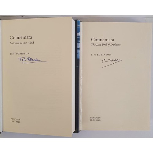 364 - Tim Robinson; Connemara (Listening to the Wind) signed first edition, first print HB, Penguin 2006. ... 