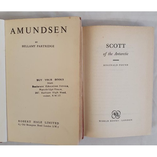 366 - B. Partridge. Amundsen. 1953. 1st. Illustrations of South Pole and R. Pound. Scott of the Antarctic,... 