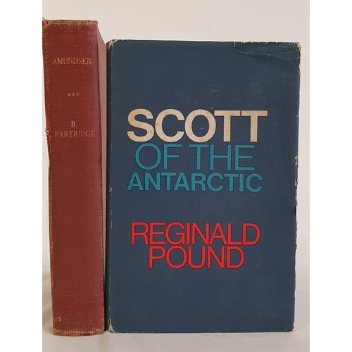 366 - B. Partridge. Amundsen. 1953. 1st. Illustrations of South Pole and R. Pound. Scott of the Antarctic,... 