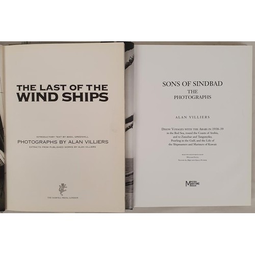 388 - Sailing Ships] Villiars, Alan. The Last of the Wind Ships, Photographs by Villiars, 2000, first edit... 