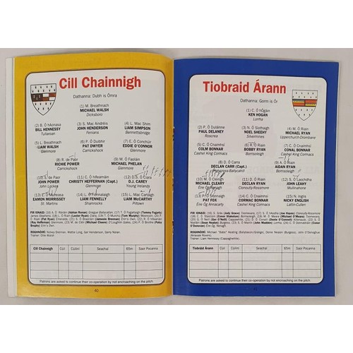 392 - GAA; All Ireland Final Hurling Programme 1991 Tipperary V Kilkenny