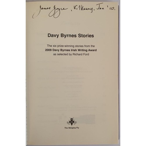 430 - Davy Byrnes Stories; Six prize winning stories from 2009 as selected by Richard Forde, signed by Ric... 