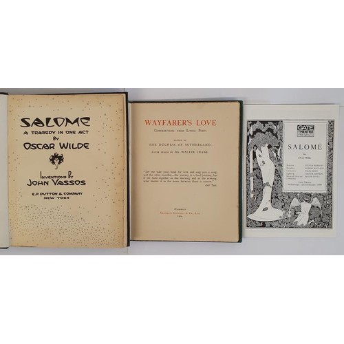 468 - Wilde, Oscar. Salome: A Tragedy in One Act. E. P. Dutton & Company, New York, 1927. Quarto. Blac... 