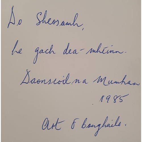 470 - Na Chéad Chéimeanna by Art Ó Conghaile SIGNED; Cross and Dagger-The Crusade of ... 