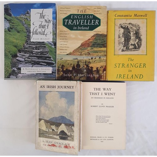 473 - Irish travel. The Way that I went by Praeger. 1939. Folding map; An Irish Journal by Paul henry. Lov... 