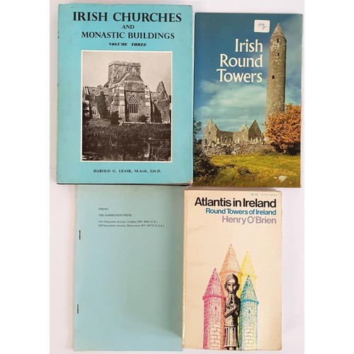 479 - Henry O Brien, Round Towers of Ireland…Atlantis in Ireland, 8vo, 1976 ed. Barrow, Irish Round... 