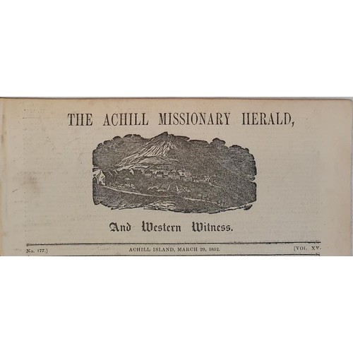 488 - Printed on a small printing press at Missionary Settlement, Dugort, Achill Island. The Achill Missio... 