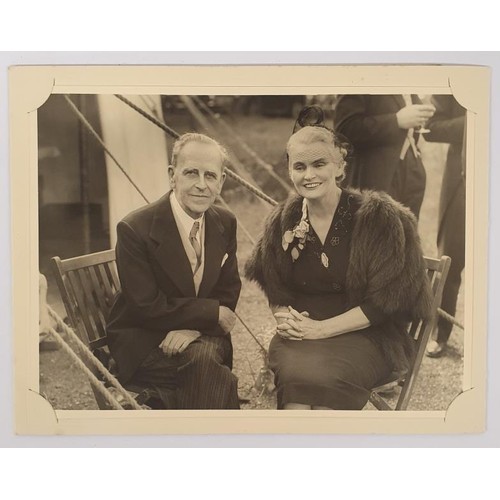 493 - Original Photograph of Seán MacEnteee with Mrs Seán Lemass 8