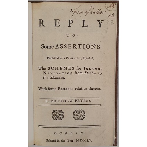 507 - [from the Author] A Reply to Some assertions publish’d in a Pamphlet, entitled, The Schemes fo... 