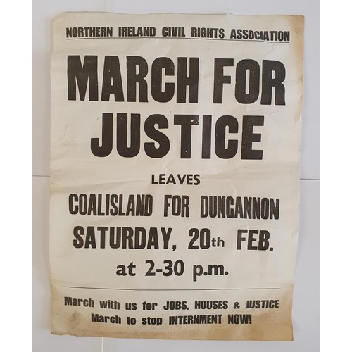 515 - Northern Ireland Civil Rights Association- March For Justice leaves Coalisland for Dungannon, 20th F... 