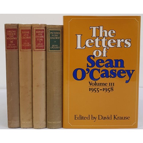 534 - Sean O'Casey: Drums Under The Windows, 1945 ; Rose and Crown, 1952; Sunset and Evening Star, 1954; P... 