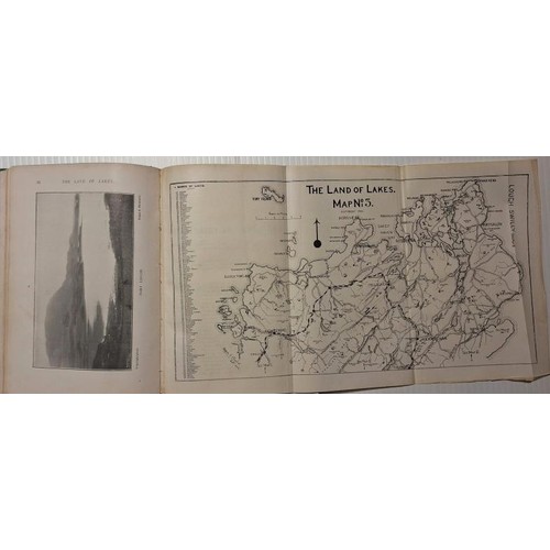 566 - Donegal scarce publication – The Land of Lakes (Edgar S. Shrubsole, 1906) ‘Being the Mid... 