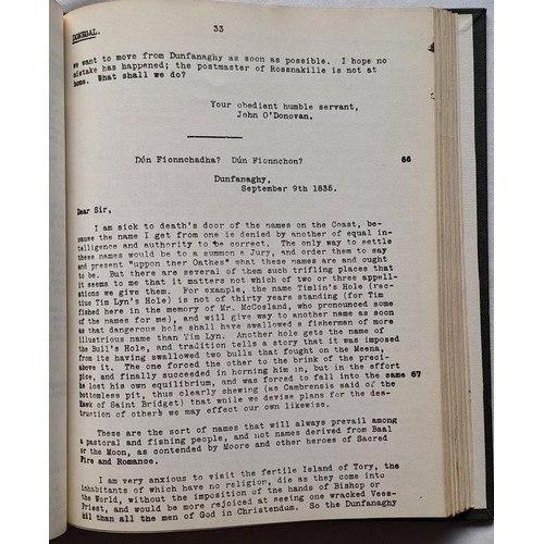 612 - Donegal Interest: Letters containing information relative to antiquities of the County of Donegal, c... 