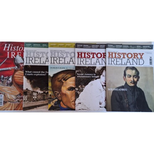 625 - Eighty plus copies of History Ireland. A broken run – all from the 2000s