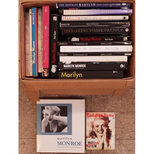 641 - Marilyn Monroe Coffee Table Books. Marilyn by Kathy Rooks Demes (HB), Marilyn Monroe by Roger Baker ... 