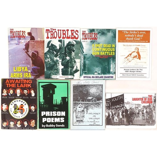 642 - Irish Republicanism: collection of Newspapers,booklets and prision art from the Troubles c 35 items