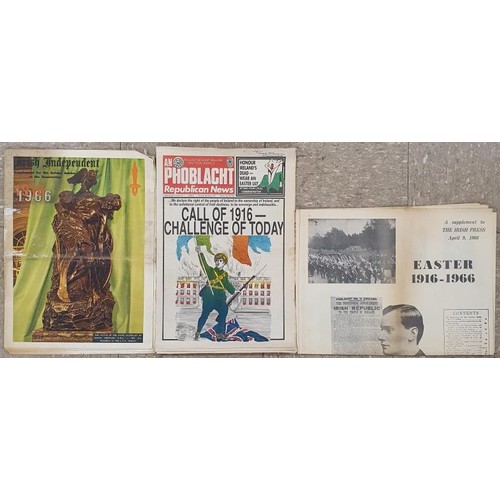 642 - Irish Republicanism: collection of Newspapers,booklets and prision art from the Troubles c 35 items