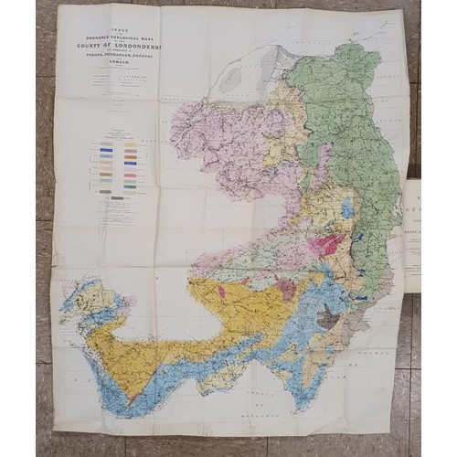 82 - J.E. Portlock. Report of the Geology of Londonderry and parts of Tyrone and Fermanagh. 1843. 1st. Th... 