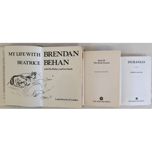 96 - John B Keane/Brendan Behan: Durango, 1992; JOhn B The Real Keane-a biography by Gus Smith and Des Hi... 