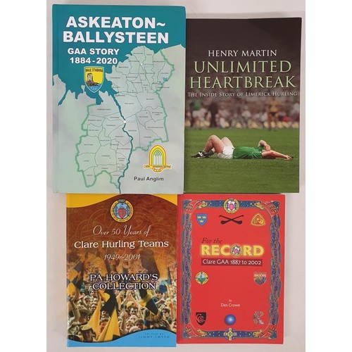 121 - GAA: Askeaton-Ballysteen GAA Story 1884-2020 by Paul Anglim, 2021; Unlimited Heartbreak-the inside s... 