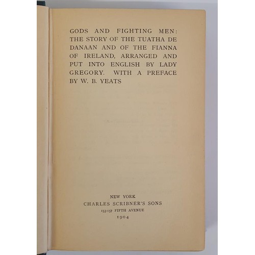 130 - GODS AND FIGHTING MEN by Lady Gregory, published by Scribners New York 1904, this is the 1st America... 