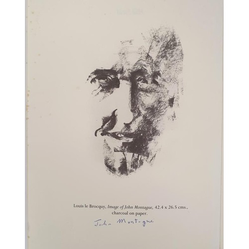 140 - John Montague; Hill Field, Poems and Memoirs for John Montague on his sixtieth birthday, signed by M... 