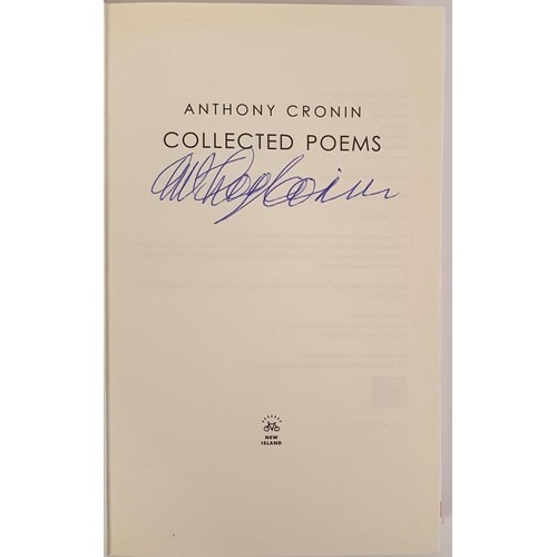 145 - Anthony Cronin; Collected Poems, Signed first edition first print, New Island 2004