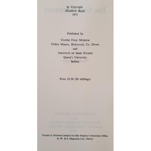 153 - The Irish Flowerers. BY BOYLE, ELIZABETH. Belfast: Ulster Folk Museum, 1971. FIRST EDITION, 160 + 8 ... 