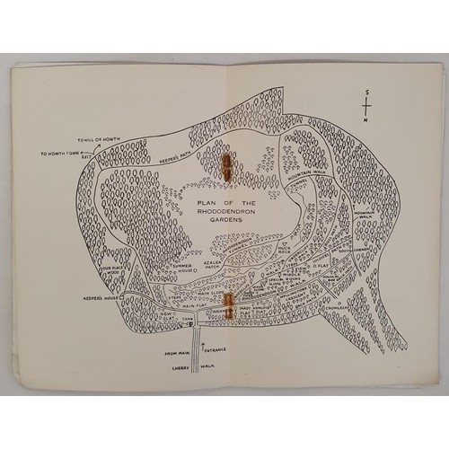 158 - The Rhododendron Gardens of Howth Castle Demesne. A Descriptive Guide. Howth Demesne. Wrappers, illu... 