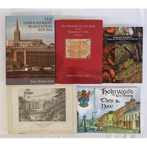 162 - Ulster: Belfast Scenery in Thirtyviews 1832, printed in 1983; The Londonderry Plantation 1609-1914 b... 