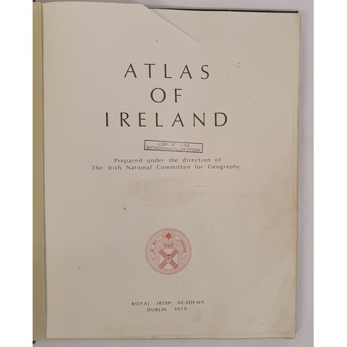 167 - Atlas of Ireland. Prepared by Irish National Committee for Geography. Dublin, Royal Irish Academy, 1... 