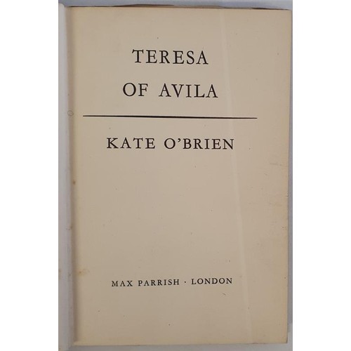 168 - [Lengthy dedication from Kate O’Brien] Teresa of Avila by Kate O’Brien. London. 1951. ex... 