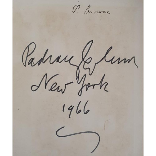 169 - Padraic Colum. Wild Earth and Other Poems. Dublin. 1916. First edition signed by author 