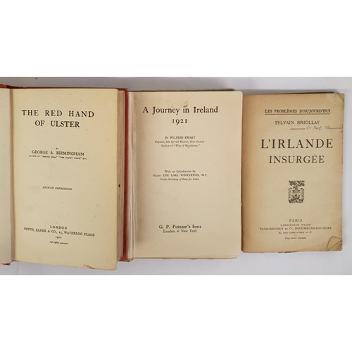 174 - Irish Interest: A Journey in Ireland 1921 by Wilfrid Ewart, 1922; The Red Hand of Ulster by George A... 