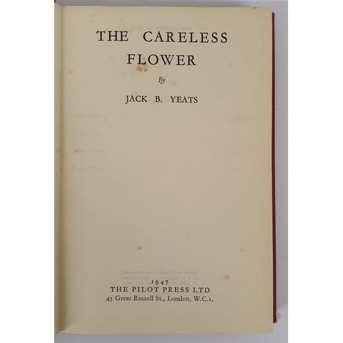 177 - The Careless Flower by Jack B Yeats , a 1st edn by PilotPress in 1947