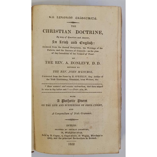 181 - The Catechism, or Christian Doctrine: By Way of Question and Answer in English and Irish by Rev A Do... 